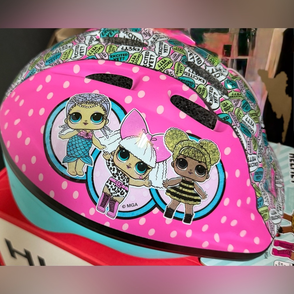 LOL Surprise kids bike helmet- nwt